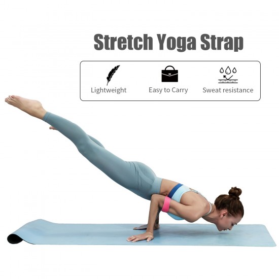 Stretch Yoga Strap Yoga Exercise Strap Bands Portable Muscle Stretch Strap for Yoga Stretching for Home Gym Body Workout Stretch Yoga Strap Yoga Exercise Strap Bands Portable Muscle Stretch Strap for Yoga Stretching for Home Gym Body Workout