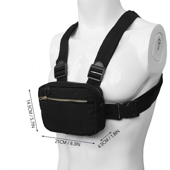 Multifunctional Chest Rig Shoulder Bag Pack Mobile Phone Holder Bag Case Outdoor Running Camping Hiking Multifunctional Chest Rig Shoulder Bag Pack Mobile Phone Holder Bag Case Outdoor Running Camping Hiking
