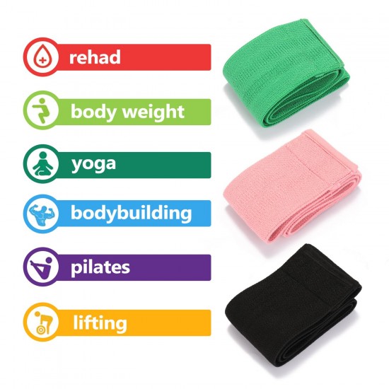3pcs/set 60-120LB Resistance Bands Set Pull Rope Cotton Elastic Bands for Fitness Gym Equipment Exercise Yoga Workout Booty Band 3pcs/set 60-120LB Resistance Bands Set Pull Rope Cotton Elastic Bands for Fitness Gym Equipment Exercise Yoga Workout Booty Band