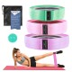 3pcs Fabric Resistance Glute Bands for Legs and Butt Hip Workout Exercise Bands with Spiky Massage Ball and Carry Bag Yoga Pilates Strength Training 3pcs Fabric Resistance Glute Bands for Legs and Butt Hip Workout Exercise Bands with Spiky Massage Ball and Carry Bag Yoga Pilates Strength Training