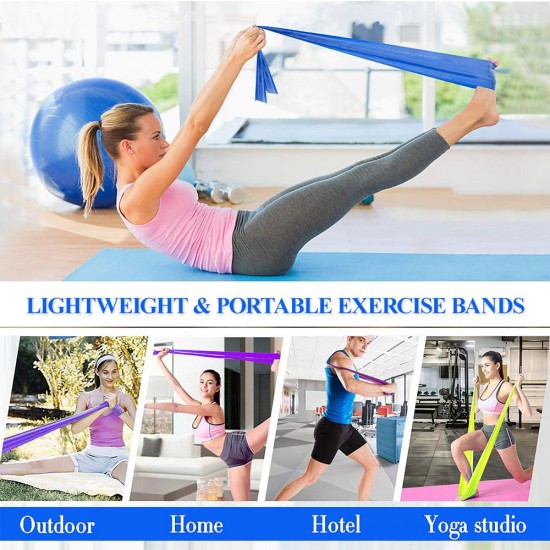 3pcs Resistance Bands Set Elastic Exercise Workout Bands for Women Men Fitness Strength Training Yoga Pilates Workouts 3pcs Resistance Bands Set Elastic Exercise Workout Bands for Women Men Fitness Strength Training Yoga Pilates Workouts