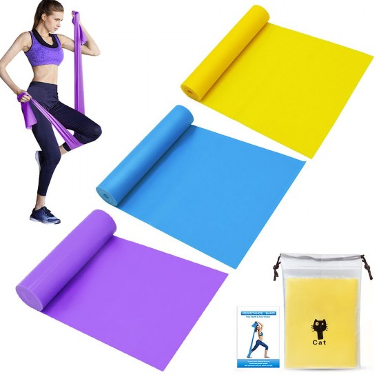 3pcs Resistance Bands Set Elastic Exercise Workout Bands for Women Men Fitness Strength Training Yoga Pilates Workouts 3pcs Resistance Bands Set Elastic Exercise Workout Bands for Women Men Fitness Strength Training Yoga Pilates Workouts