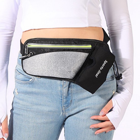 Unisex Waist Bag Waterproof Large Capacity Adjustable Strap Zipper Reflective Stripe Climbing Hiking Sports Bag Waist Pack Unisex Waist Bag Waterproof Large Capacity Adjustable Strap Zipper Reflective Stripe Climbing Hiking Sports Bag Waist Pack