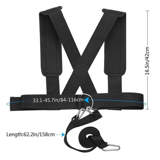 Adjustable Training Belt Resistance Elastic Belt Running Safety Training Rope Sled Harness Tire Pulling Harness Workout Resistance Bands Speed Training Adjustable Training Belt Resistance Elastic Belt Running Safety Training Rope Sled Harness Tire Pulling Harness Workout Resistance Bands Speed Training