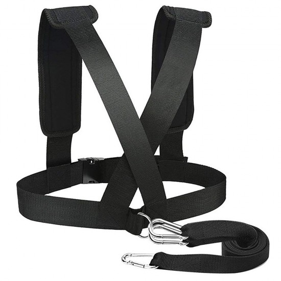 Adjustable Training Belt Resistance Elastic Belt Running Safety Training Rope Sled Harness Tire Pulling Harness Workout Resistance Bands Speed Training Adjustable Training Belt Resistance Elastic Belt Running Safety Training Rope Sled Harness Tire Pulling Harness Workout Resistance Bands Speed Training