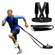 Adjustable Training Belt Resistance Elastic Belt Running Safety Training Rope Sled Harness Tire Pulling Harness Workout Resistance Bands Speed Training Adjustable Training Belt Resistance Elastic Belt Running Safety Training Rope Sled Harness Tire Pulling Harness Workout Resistance Bands Speed Training