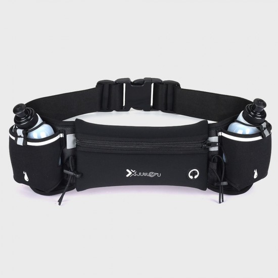 Waist Bag Running Belt with Water Bottles Phone Bag Waterproof for Sport Fitness Waist Bag Running Belt with Water Bottles Phone Bag Waterproof for Sport Fitness