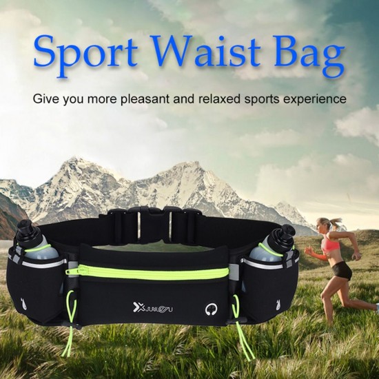 Waist Bag Running Belt with Water Bottles Phone Bag Waterproof for Sport Fitness Waist Bag Running Belt with Water Bottles Phone Bag Waterproof for Sport Fitness