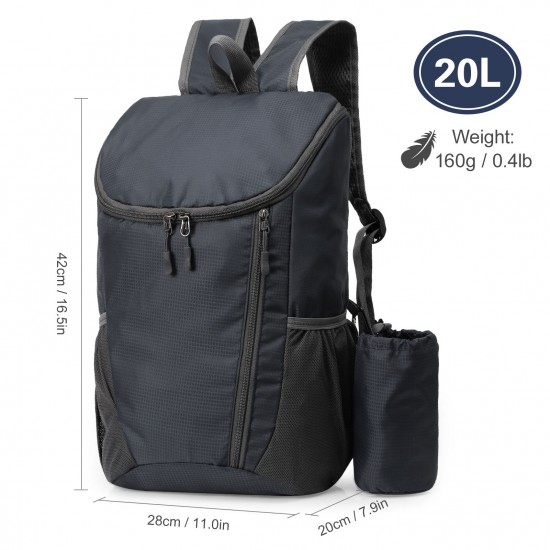 20L Lightweight Folding Backpack Water Repellent Bag for Cycling Camping Climbing Hiking Traveling Schooling 20L Lightweight Folding Backpack Water Repellent Bag for Cycling Camping Climbing Hiking Traveling Schooling