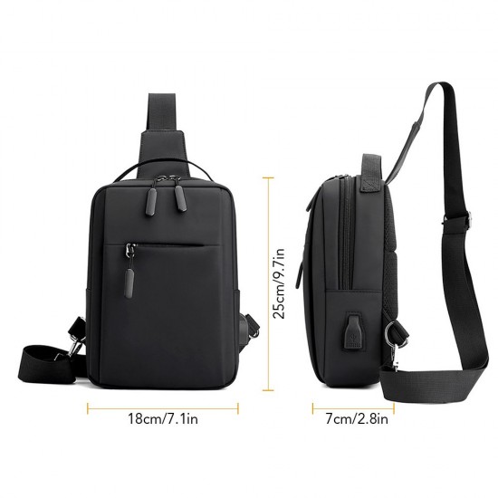 Men Sling Bag Single Shoulder Bag Crossbody Bag Wear-Resistant Nylon Bag Adjustable Strap Shoulder Bag Men Sling Bag Single Shoulder Bag Crossbody Bag Wear-Resistant Nylon Bag Adjustable Strap Shoulder Bag