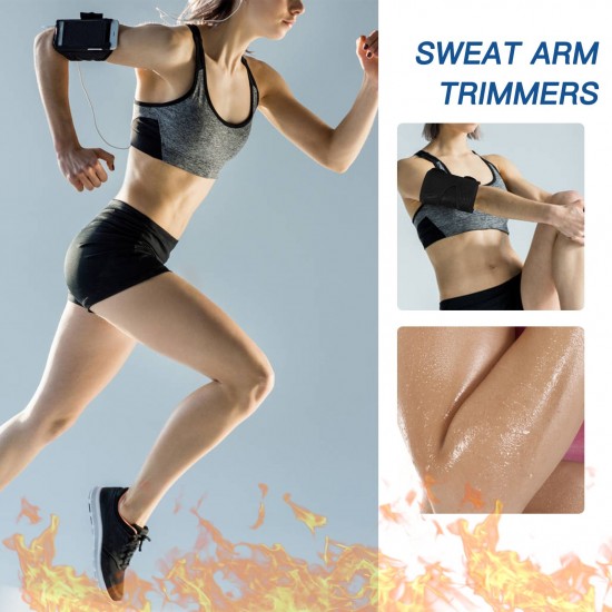 Arms Trimmers Men Women Arm Sleeves Adjustable Arm Brace Arm Sweat Bands for Weight Loss Fitness Running Arms Trimmers Men Women Arm Sleeves Adjustable Arm Brace Arm Sweat Bands for Weight Loss Fitness Running