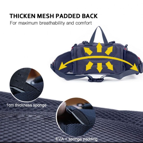 Outdoor Sports Waist Bag with Shoulder Strap Waterproof Hiking Cycling Climbing Shoulder Bag Bicycle Pack Workout Waist Pack Exercise Waist Bag Outdoor Sports Waist Bag with Shoulder Strap Waterproof Hiking Cycling Climbing Shoulder Bag Bicycle Pack Workout Waist Pack Exercise Waist Bag