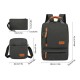3pcs Backpack Set Women Men Laptop Backpack Shoulder Bag Small Pocket for Travel School Business Work College Fits Up to 14.5inches 3pcs Backpack Set Women Men Laptop Backpack Shoulder Bag Small Pocket for Travel School Business Work College Fits Up to 14.5inches