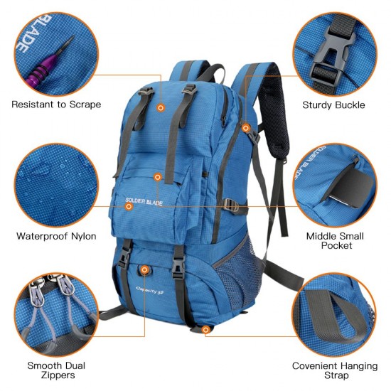 50L Mountaineering Backpack Waterproof Outdoor Running Bag Bicycle Bag Large Capacity Riding Bag Breathable Jogging Travel Daypack Bag for Riding Running Hiking Camping 50L Mountaineering Backpack Waterproof Outdoor Running Bag Bicycle Bag Large Capacity Riding Bag Breathable Jogging Travel Daypack Bag for Riding Running Hiking Camping