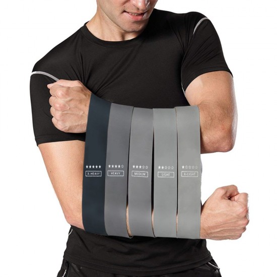 5pcs Resistance Loop Bands with Storage Bag Yoga Elastic Band Set for Yoga Home Gym Exercise Training 5pcs Resistance Loop Bands with Storage Bag Yoga Elastic Band Set for Yoga Home Gym Exercise Training