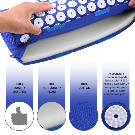 Acupressure Mat and Pillow Set Acupressure Mat and Pillow Set