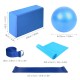 5pcs Yoga Equipment Set Include Yoga Ball Yoga Blocks Stretching Strap Resistance Loop Band Exercise Band 5pcs Yoga Equipment Set Include Yoga Ball Yoga Blocks Stretching Strap Resistance Loop Band Exercise Band