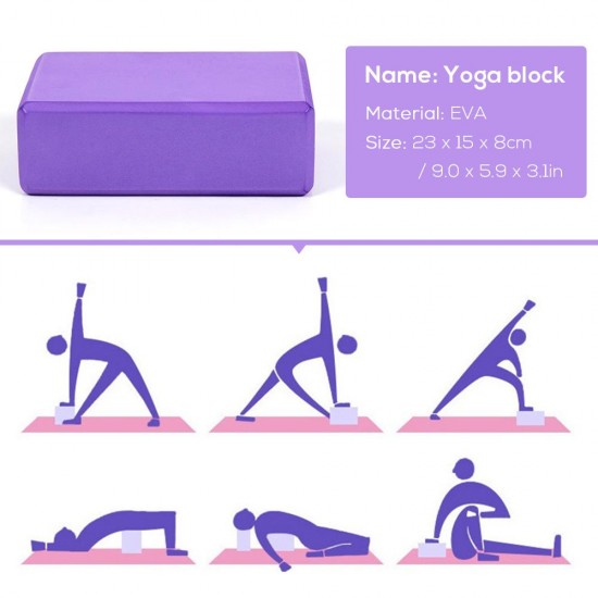 4pcs Yoga Equipment Set Yoga Blocks Stretching Strap Resistance Loop Band Exercise Band 4pcs Yoga Equipment Set Yoga Blocks Stretching Strap Resistance Loop Band Exercise Band