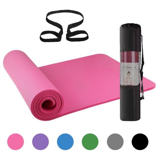 72x24IN Non-slip Yoga Mat Eco-friendly Fitness Pilates Gymnastics Mat Gift Storage Bag and Carry Sling 72x24IN Non-slip Yoga Mat Eco-friendly Fitness Pilates Gymnastics Mat Gift Storage Bag and Carry Sling