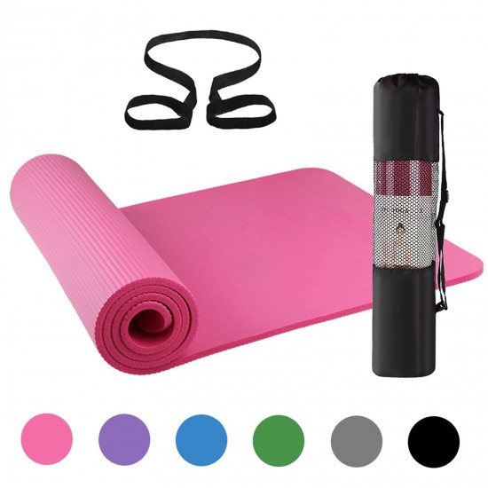 72x24IN Non-slip Yoga Mat Eco-friendly Fitness Pilates Gymnastics Mat Gift Storage Bag and Carry Sling 72x24IN Non-slip Yoga Mat Eco-friendly Fitness Pilates Gymnastics Mat Gift Storage Bag and Carry Sling
