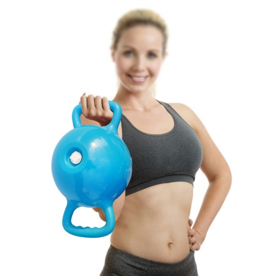 Yoga Fitness Kettle Bell 4-12LB Adjustable Water Kettlebell Dumbbell Double Handles Pilates Body Shaping Equipment Yoga Fitness Kettle Bell 4-12LB Adjustable Water Kettlebell Dumbbell Double Handles Pilates Body Shaping Equipment