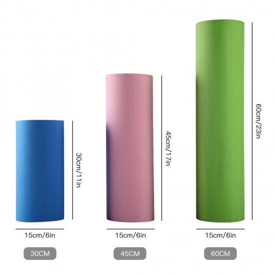 Yoga Foam Roller High-density EVA Muscle Roller Self Massage Tool for Gym Pilates Yoga Fitness 30cm / 45cm / 60cm Yoga Foam Roller High-density EVA Muscle Roller Self Massage Tool for Gym Pilates Yoga Fitness 30cm / 45cm / 60cm