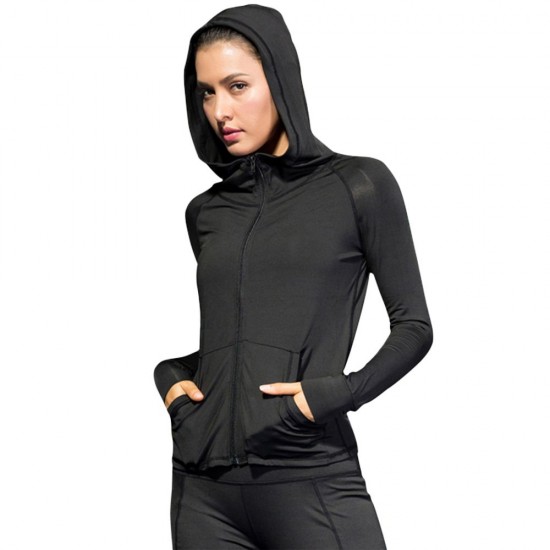 Women Full-zip Hooded Jackets Sport Hoodie Raglan Long Sleeves Pockets Workout Running Exercise Gym Track Sweatshirt Casual Tops Activewear Women Full-zip Hooded Jackets Sport Hoodie Raglan Long Sleeves Pockets Workout Running Exercise Gym Track Sweatshirt Casual Tops Activewear
