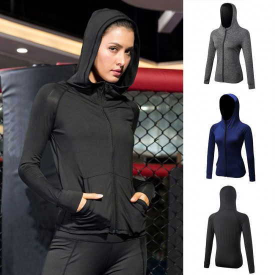 Women Full-zip Hooded Jackets Sport Hoodie Raglan Long Sleeves Pockets Workout Running Exercise Gym Track Sweatshirt Casual Tops Activewear Women Full-zip Hooded Jackets Sport Hoodie Raglan Long Sleeves Pockets Workout Running Exercise Gym Track Sweatshirt Casual Tops Activewear