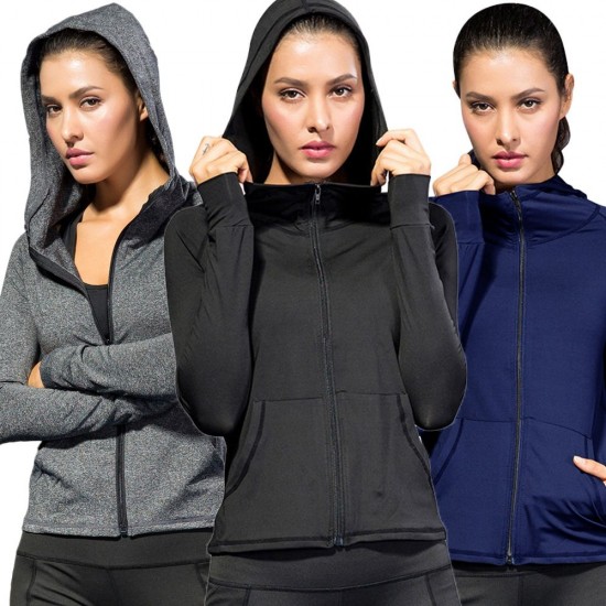 Women Full-zip Hooded Jackets Sport Hoodie Raglan Long Sleeves Pockets Workout Running Exercise Gym Track Sweatshirt Casual Tops Activewear Women Full-zip Hooded Jackets Sport Hoodie Raglan Long Sleeves Pockets Workout Running Exercise Gym Track Sweatshirt Casual Tops Activewear