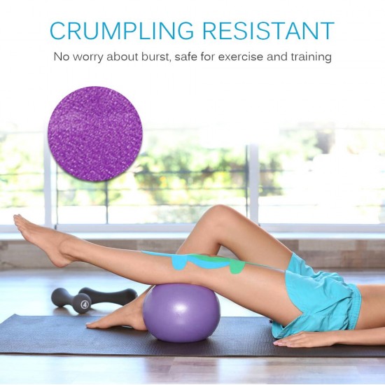 25cm Yoga Ball Anti-burst Thick Stability Ball Mini Pilates Barre Physical Ball 25cm Yoga Ball Anti-burst Thick Stability Ball Mini Pilates Barre Physical Ball