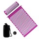 Acupressure Mat and Pillow Set with Spiky Massage Ball and Carry Bag for Back Neck Pain Stress Relief Muscle Relaxation Acupressure Mat and Pillow Set with Spiky Massage Ball and Carry Bag for Back Neck Pain Stress Relief Muscle Relaxation