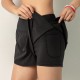 Women Running Shorts 2-in-1 with Pocket Wide Waistband Coverage Layer Liner Lounging Sport Yoga Leggings Fitness Workout Athletic Gym Home Sportswear Women Running Shorts 2-in-1 with Pocket Wide Waistband Coverage Layer Liner Lounging Sport Yoga Leggings Fitness Workout Athletic Gym Home Sportswear