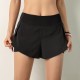 Women Running Shorts 2-in-1 with Pocket Wide Waistband Coverage Layer Liner Lounging Sport Yoga Leggings Fitness Workout Athletic Gym Home Sportswear Women Running Shorts 2-in-1 with Pocket Wide Waistband Coverage Layer Liner Lounging Sport Yoga Leggings Fitness Workout Athletic Gym Home Sportswear