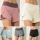 Women Running Shorts 2-in-1 with Pocket Wide Waistband Coverage Layer Liner Lounging Sport Yoga Leggings Fitness Workout Athletic Gym Home Sportswear Women Running Shorts 2-in-1 with Pocket Wide Waistband Coverage Layer Liner Lounging Sport Yoga Leggings Fitness Workout Athletic Gym Home Sportswear