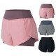 Women Running Shorts 2-in-1 with Pocket Wide Waistband Coverage Layer Liner Lounging Sport Yoga Leggings Fitness Workout Athletic Gym Home Sportswear Women Running Shorts 2-in-1 with Pocket Wide Waistband Coverage Layer Liner Lounging Sport Yoga Leggings Fitness Workout Athletic Gym Home Sportswear