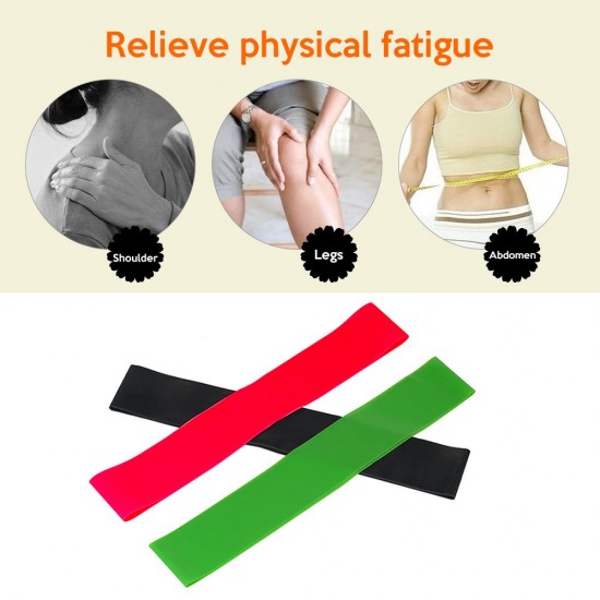 3PCS Sports Exercise Resistance Loop Bands Set Elastic Booty Band Set for Legs and Strength Training 3PCS Sports Exercise Resistance Loop Bands Set Elastic Booty Band Set for Legs and Strength Training