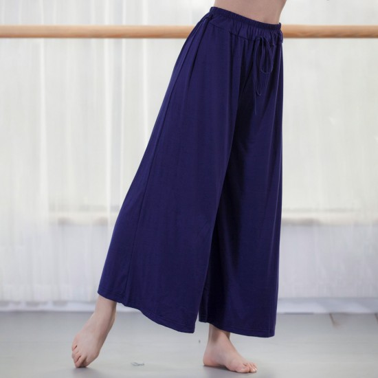 Women Wide Leg Pants Drawstring Loose Flare Dance Pants Female Trousers Yoga Workout Beach Women Wide Leg Pants Drawstring Loose Flare Dance Pants Female Trousers Yoga Workout Beach
