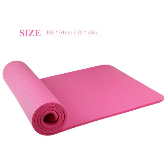 72x24IN Non-slip Yoga Mat Eco-friendly Fitness Pilates Gymnastics Mat Gift Storage Bag and Carry Sling 72x24IN Non-slip Yoga Mat Eco-friendly Fitness Pilates Gymnastics Mat Gift Storage Bag and Carry Sling