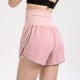 Women 2-in-1 Yoga Shorts High Waist Wide Waistband Breathable Fabric Running Dancing Fitness Sports Shorts Women 2-in-1 Yoga Shorts High Waist Wide Waistband Breathable Fabric Running Dancing Fitness Sports Shorts