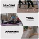 Women Yoga Stockings Open Heel Ribbed Knit Thigh High Leg Warmers for Ballet Dancing Lounging Women Yoga Stockings Open Heel Ribbed Knit Thigh High Leg Warmers for Ballet Dancing Lounging