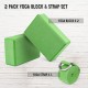 2 Pack Yoga Blocks and Yoga Strap Set Non-Slip EVA Foam Fitness Blocks for Yoga Pilates Fitness Training 2 Pack Yoga Blocks and Yoga Strap Set Non-Slip EVA Foam Fitness Blocks for Yoga Pilates Fitness Training