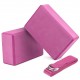 2 Pack Yoga Blocks and Yoga Strap Set Non-Slip EVA Foam Fitness Blocks for Yoga Pilates Fitness Training 2 Pack Yoga Blocks and Yoga Strap Set Non-Slip EVA Foam Fitness Blocks for Yoga Pilates Fitness Training