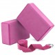 2 Pack Yoga Blocks and Yoga Strap Set Non-Slip EVA Foam Fitness Blocks for Yoga Pilates Fitness Training 2 Pack Yoga Blocks and Yoga Strap Set Non-Slip EVA Foam Fitness Blocks for Yoga Pilates Fitness Training