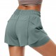 2 in 1 Women Sport Shorts Elastic Waist Quick Dry Gym Workout Yoga Short Pants 2 in 1 Women Sport Shorts Elastic Waist Quick Dry Gym Workout Yoga Short Pants