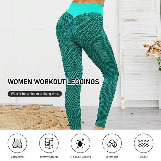 Women Leggings Anti Cellulite Butt Lifting High Waist Textured Elastic Yoga Pants Bubble Butt Sport Workout Tights Women Leggings Anti Cellulite Butt Lifting High Waist Textured Elastic Yoga Pants Bubble Butt Sport Workout Tights