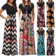 Women Plus Size Dress Retro Floral Print O Neck Short Sleeves Side Pockets Summer Casual Maxi Party Beach Dress Women Plus Size Dress Retro Floral Print O Neck Short Sleeves Side Pockets Summer Casual Maxi Party Beach Dress