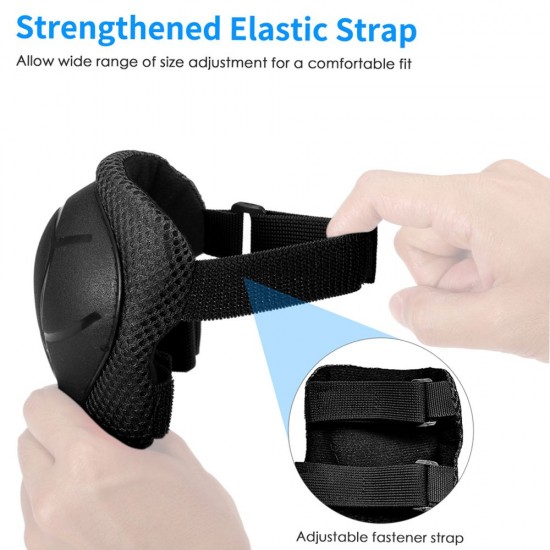 Kids 7 in 1 Helmet and Pads Set Adjustable Kids Knee Pads Elbow Pads Wrist Guards for Scooter Skateboard Roller Skating Cycling Kids 7 in 1 Helmet and Pads Set Adjustable Kids Knee Pads Elbow Pads Wrist Guards for Scooter Skateboard Roller Skating Cycling
