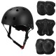 Kids 7 in 1 Helmet and Pads Set Adjustable Kids Knee Pads Elbow Pads Wrist Guards for Scooter Skateboard Roller Skating Cycling Kids 7 in 1 Helmet and Pads Set Adjustable Kids Knee Pads Elbow Pads Wrist Guards for Scooter Skateboard Roller Skating Cycling