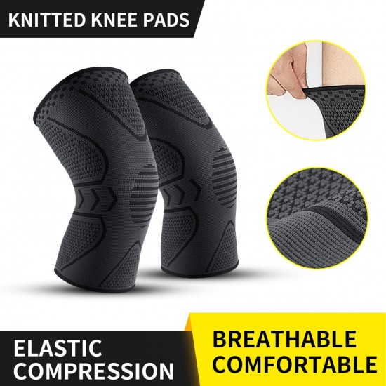 1PCS Kneepads Knee Support Protector with Silicone Design and Flexible Elastic Fitness Soft Breathable for Outdoor Activities Hiking Climbing Running Cycling Yoga 1PCS Kneepads Knee Support Protector with Silicone Design and Flexible Elastic Fitness Soft Breathable for Outdoor Activities Hiking Climbing Running Cycling Yoga