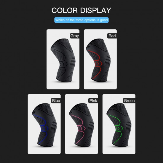 1PCS Kneepads Knee Support Protector with Silicone Design and Flexible Elastic Fitness Soft Breathable for Outdoor Activities Hiking Climbing Running Cycling Yoga 1PCS Kneepads Knee Support Protector with Silicone Design and Flexible Elastic Fitness Soft Breathable for Outdoor Activities Hiking Climbing Running Cycling Yoga